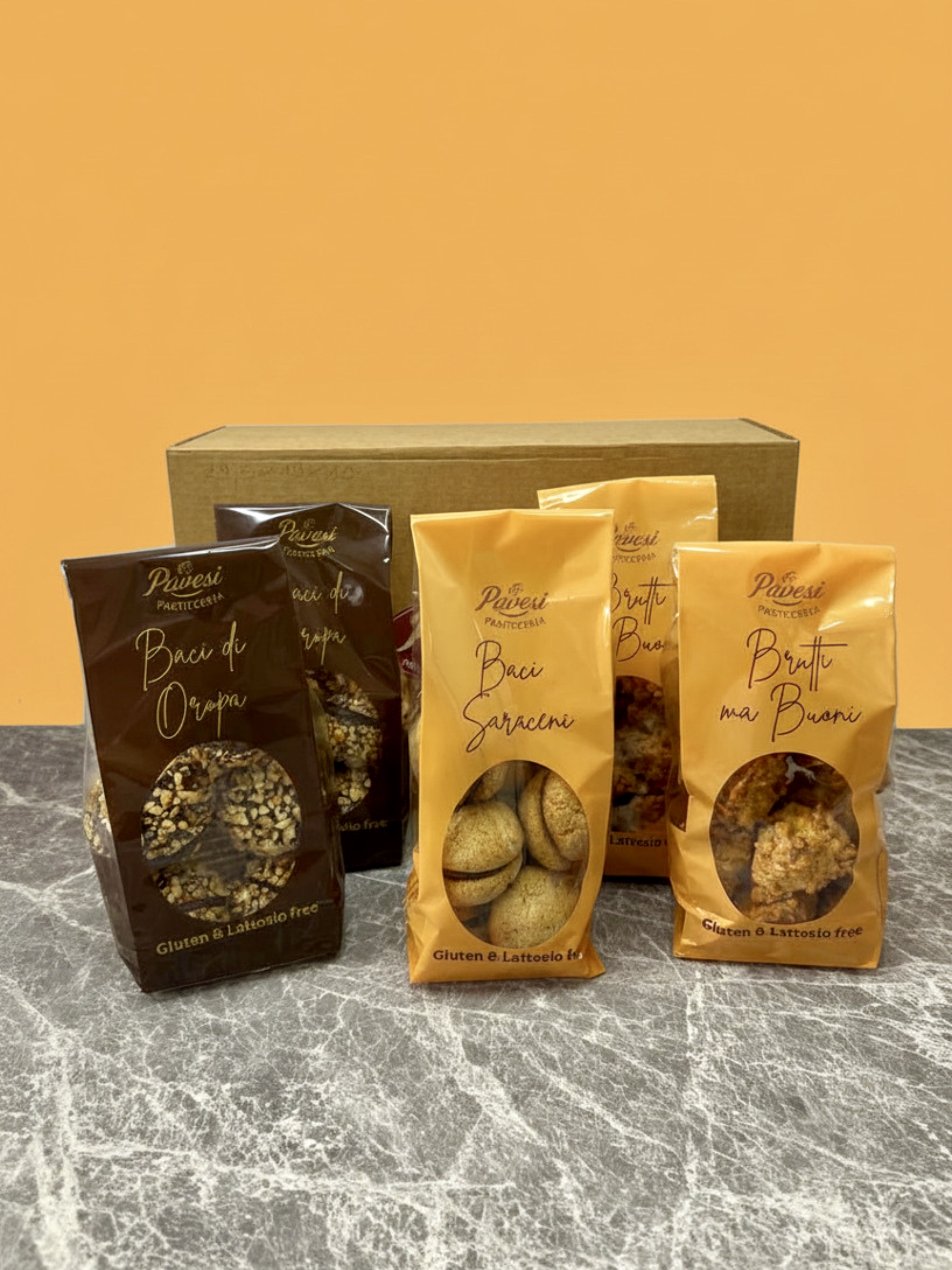 Box Eccellenza Piemontese - selezione storica Pavesi SENZA GLUTINE E SENZA LATTOSIO